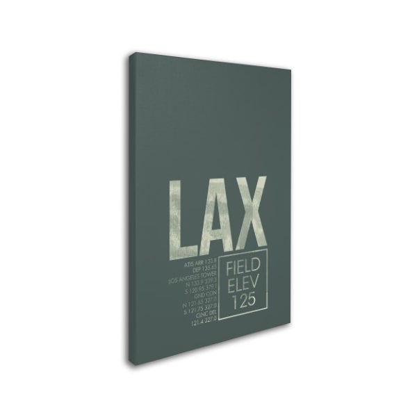 08 Left 'LAX ATC' Canvas Art,16x24